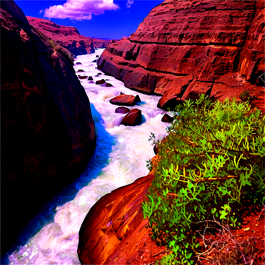 Stream Through Canyon Png Adt