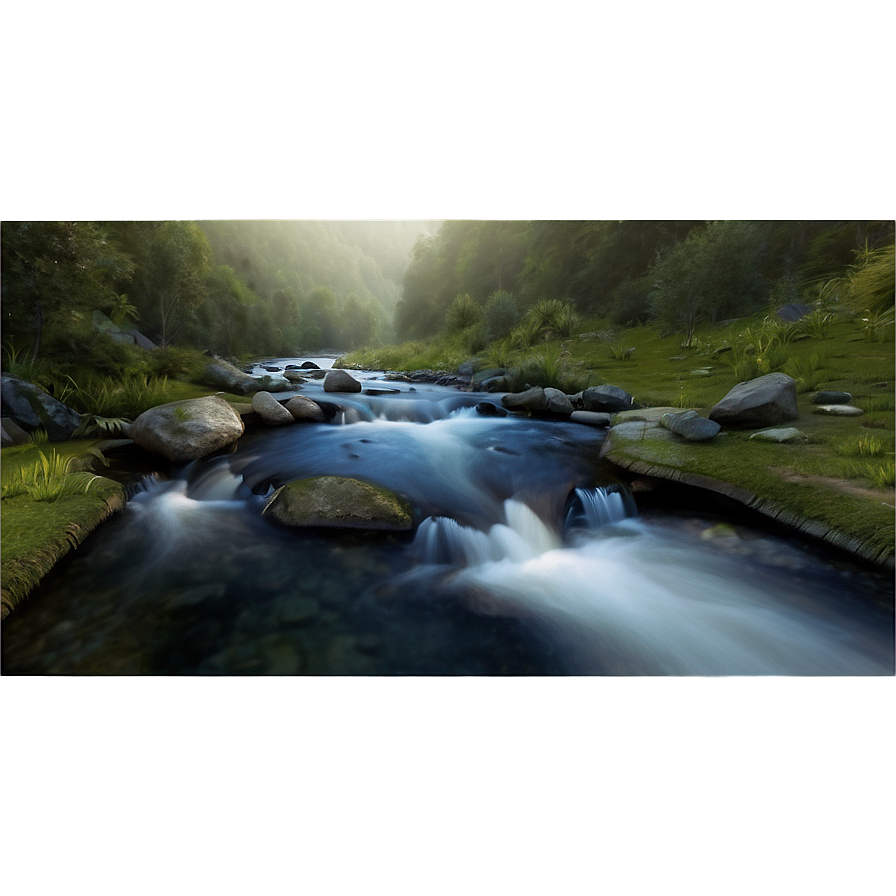 Stream Through Canyon Png Vdt