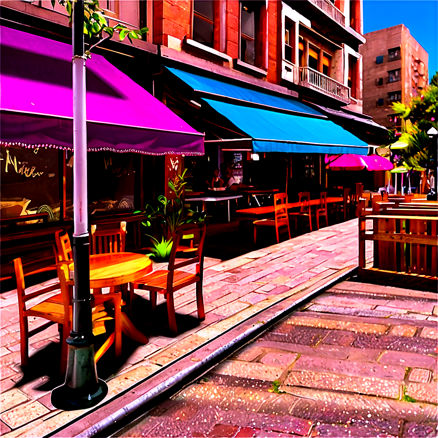 Street Cafe Terrace Png 06112024