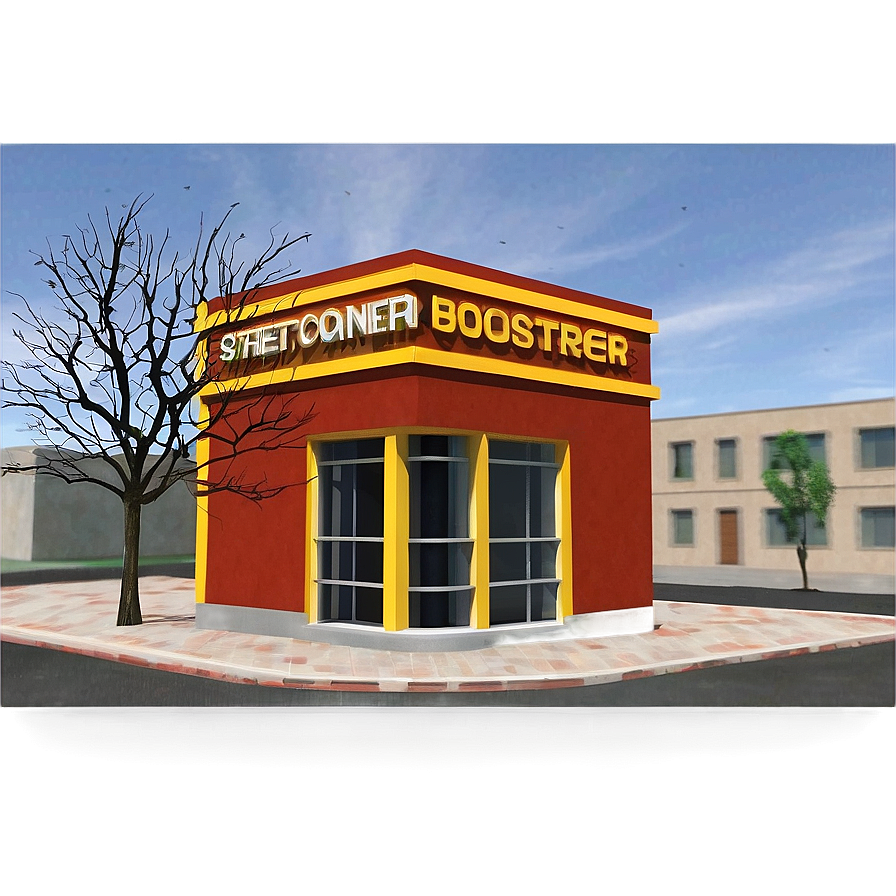 Street Corner Bookstore Png 72