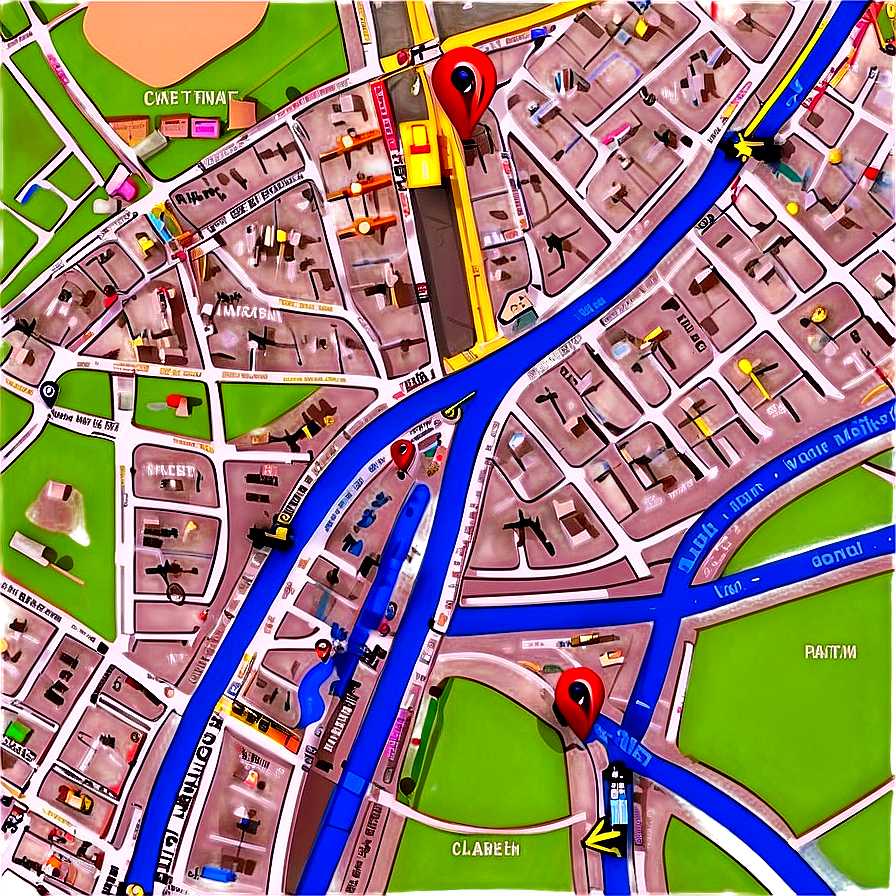 Street Map Navigation Png Ahr