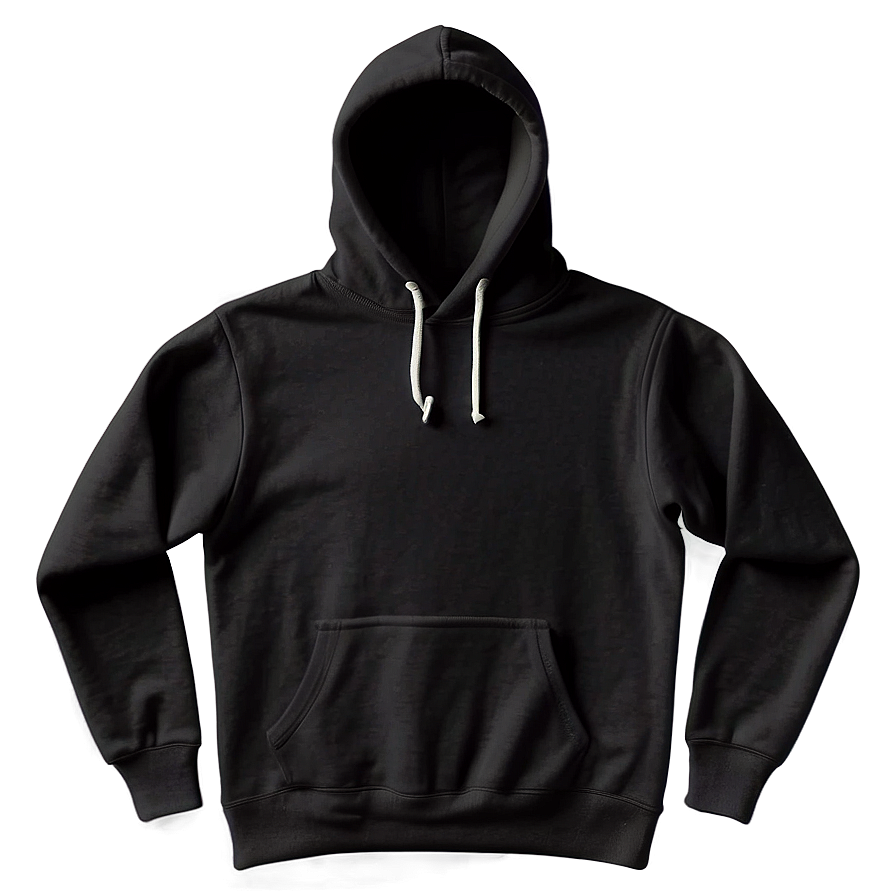 Streetwear Black Hoodie Png 05252024