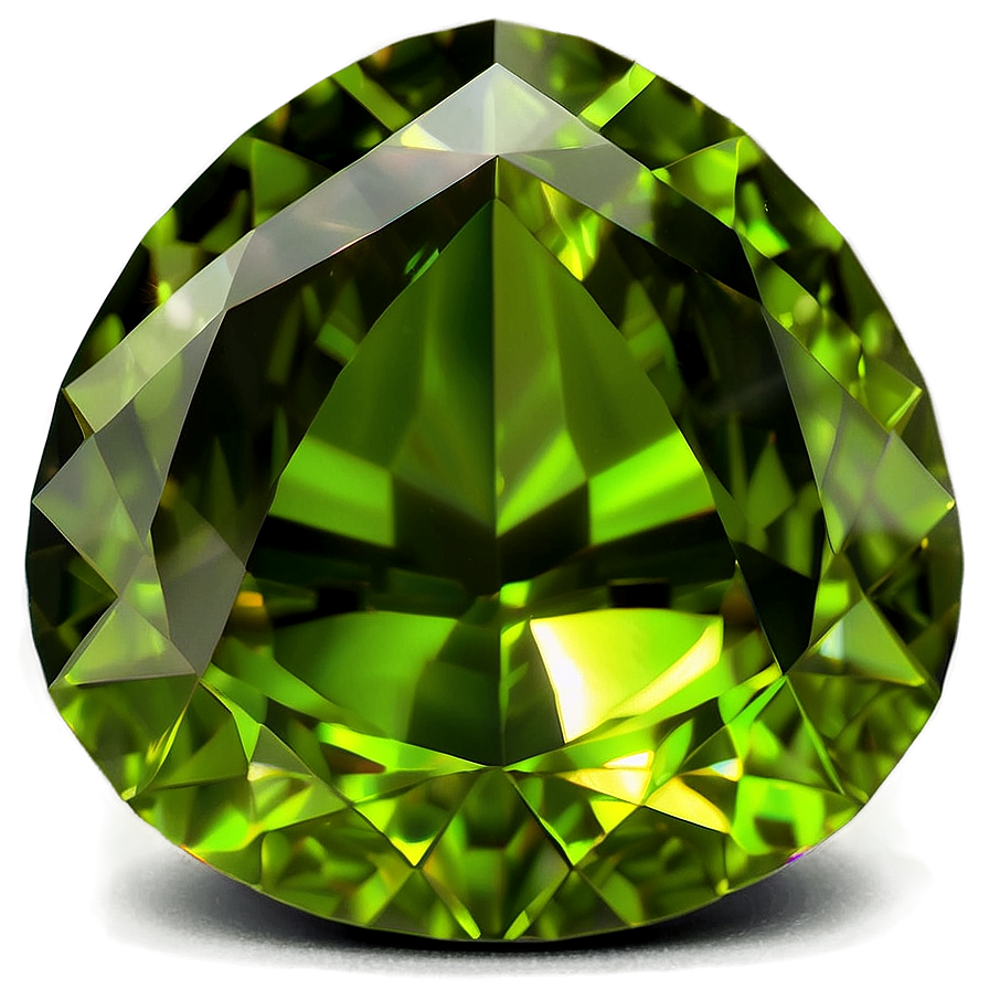 Striking Peridot Gemstone Png 67