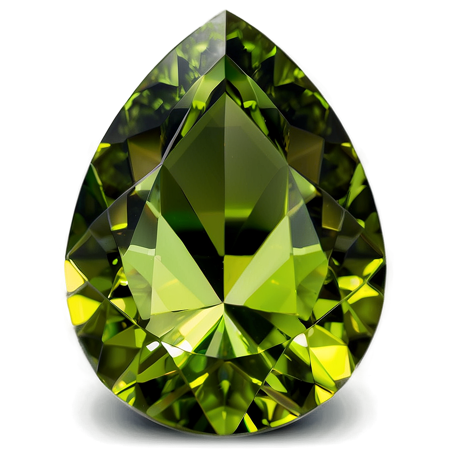 Striking Peridot Gemstone Png Est52