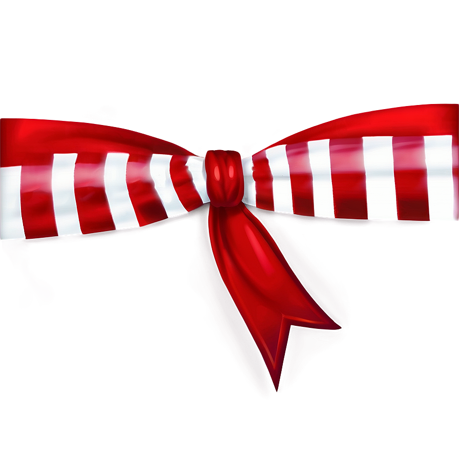 Stripe Red Bow Png Cgv