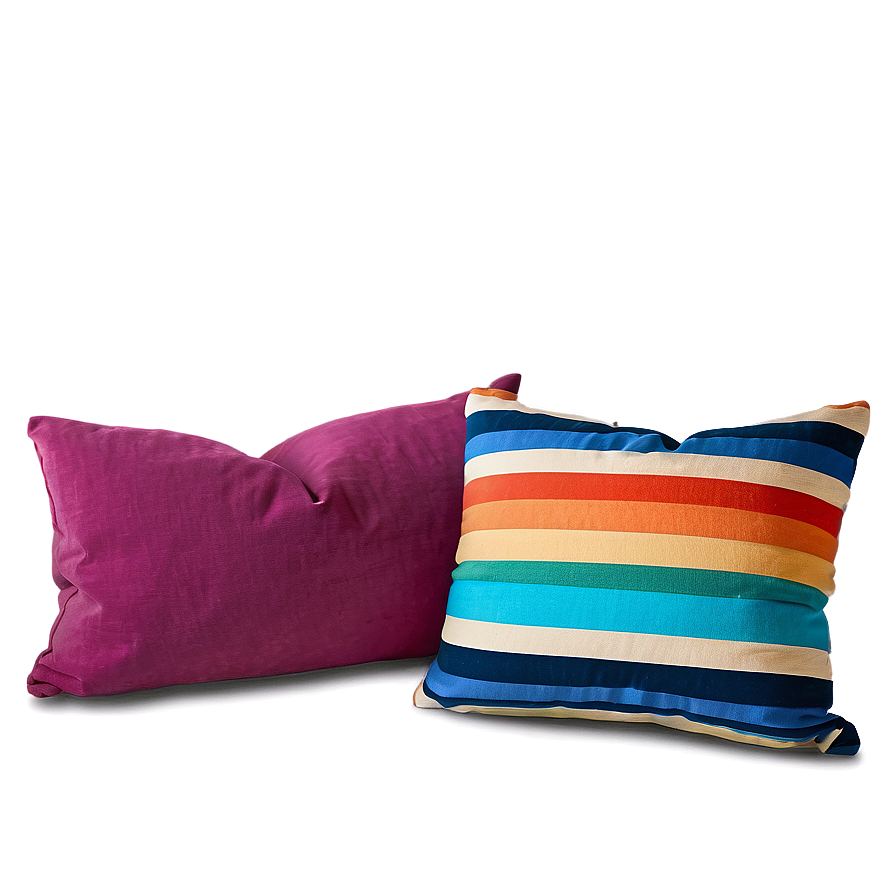 Stripe Throw Pillows Png 06262024