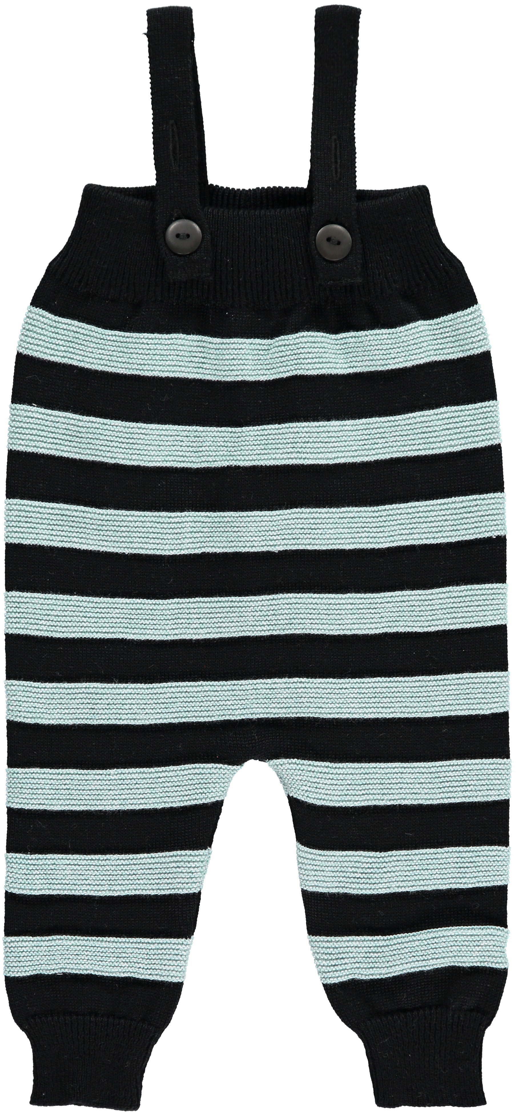 Striped Baby Overalls