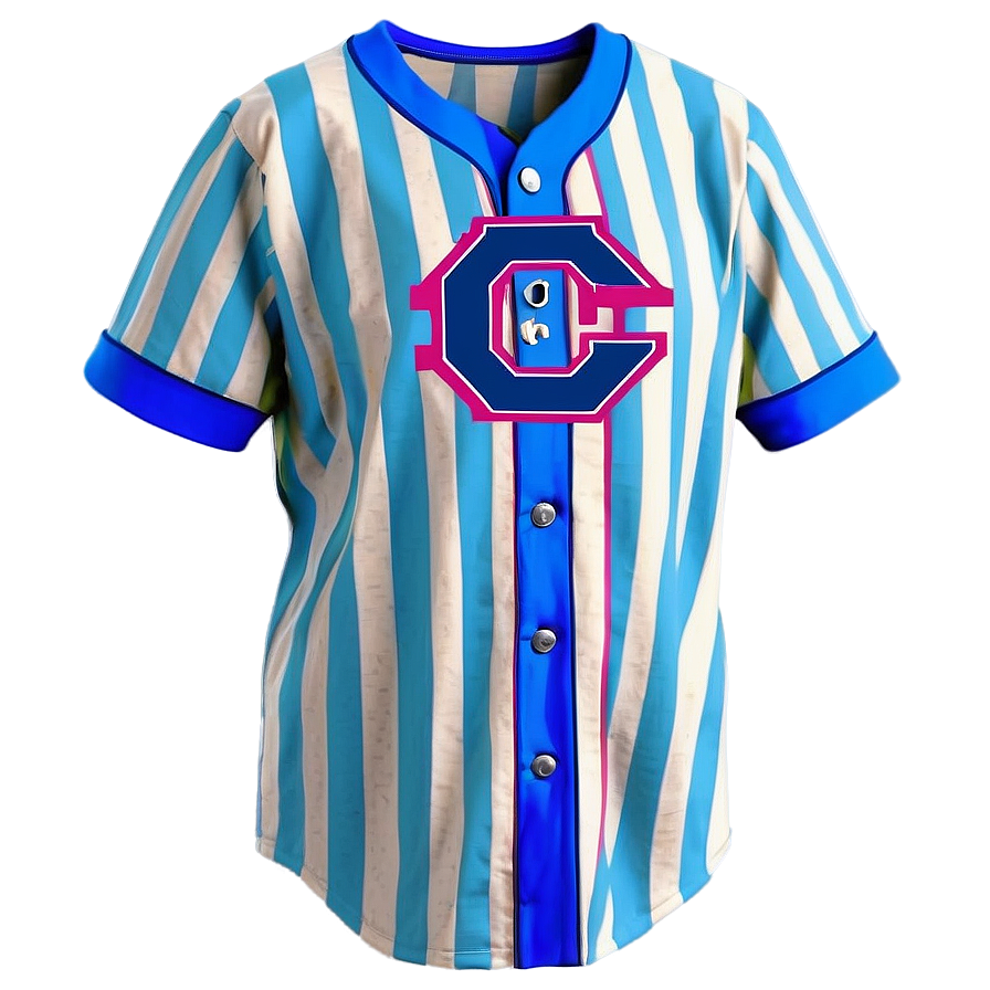 Striped Baseball Jersey Png 99