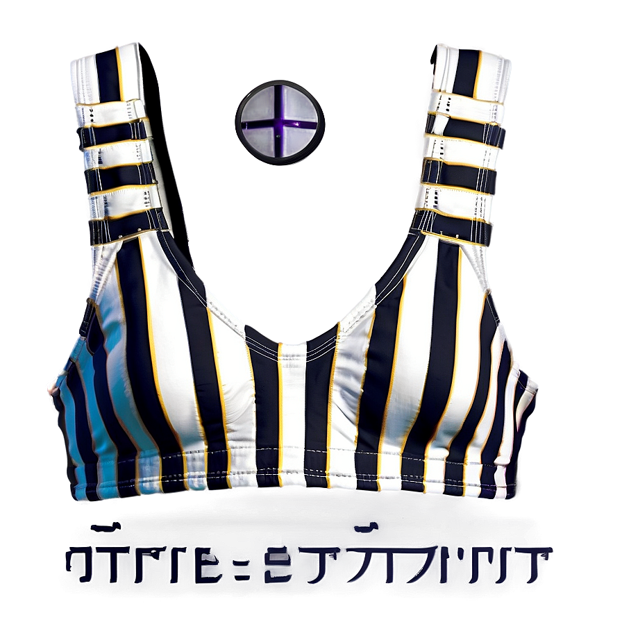 Striped Bikini Top Png 06132024