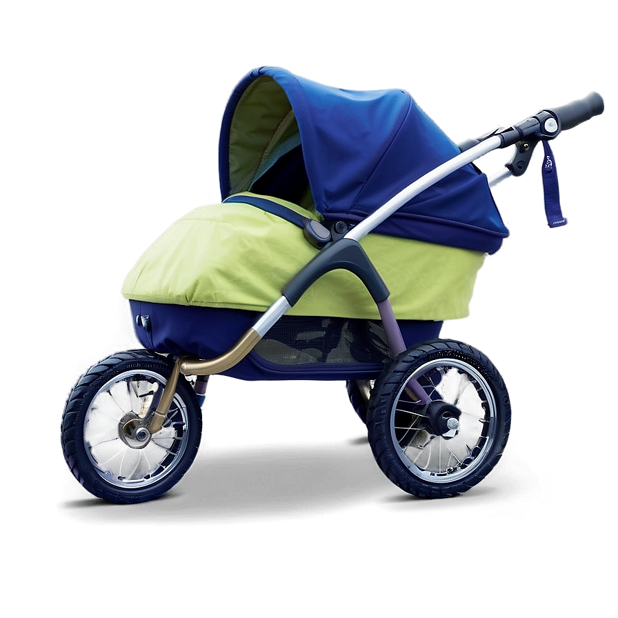 Stroller With Big Wheels Png Unb