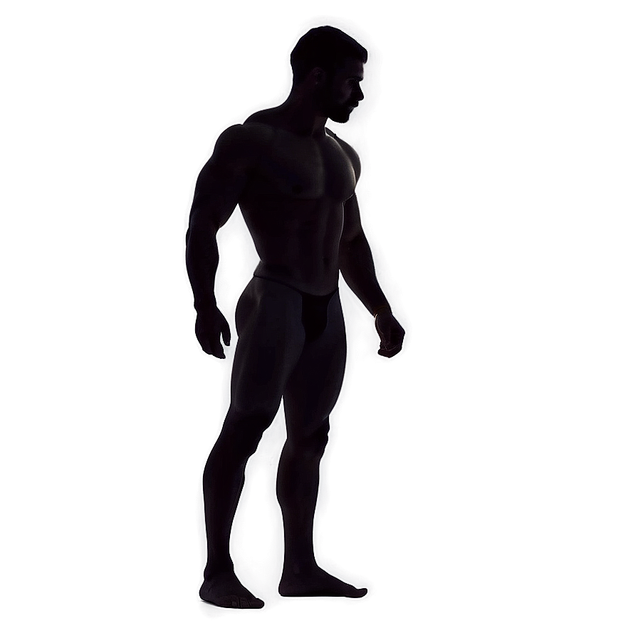 Strong Male Silhouette Png Lxq