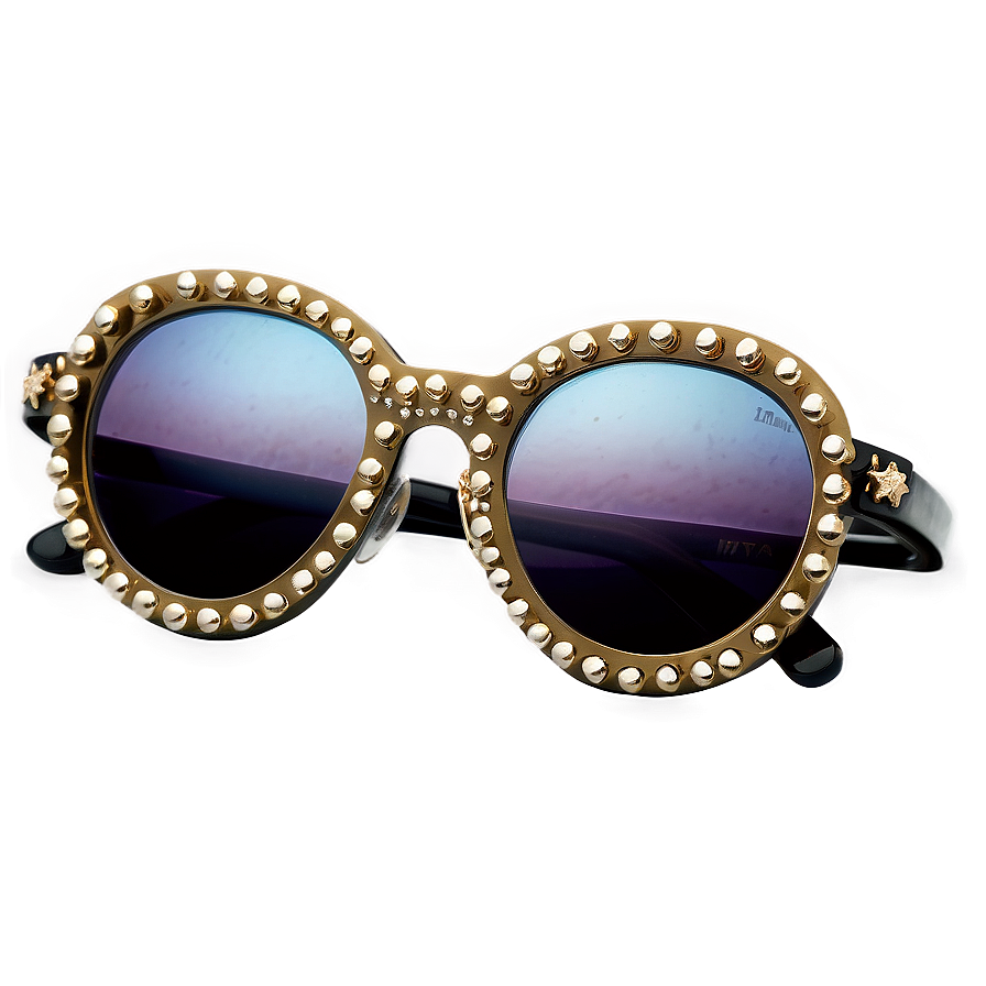 Studded Sunglasses Luxury Png 04292024