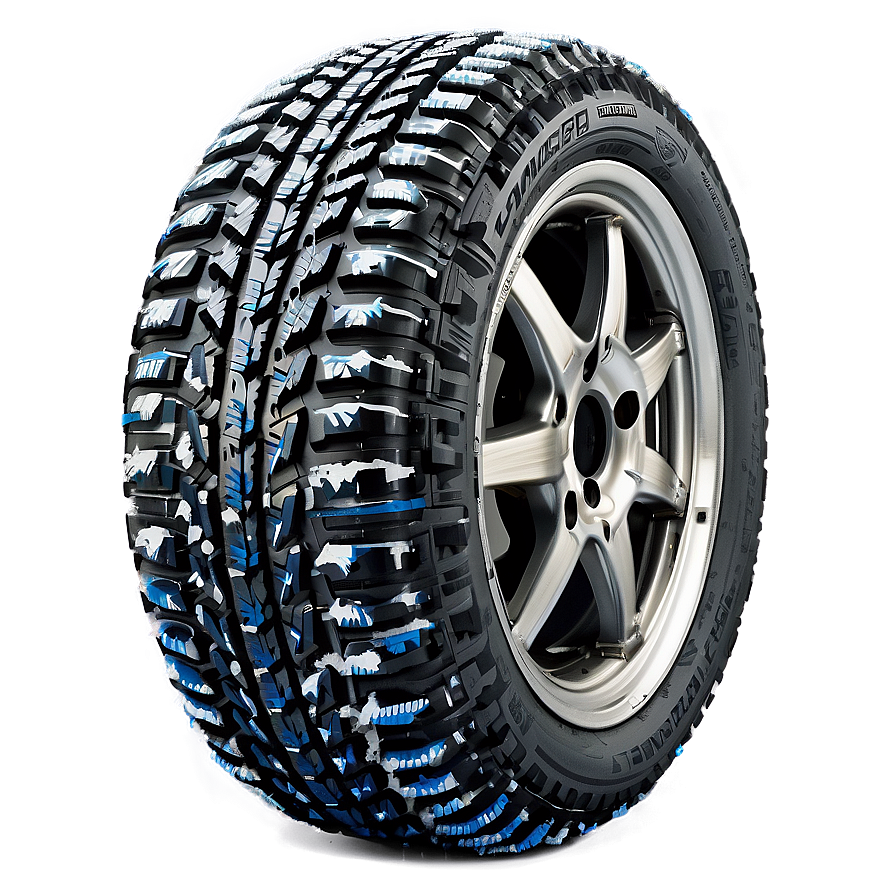 Studded Winter Tire Png Nso