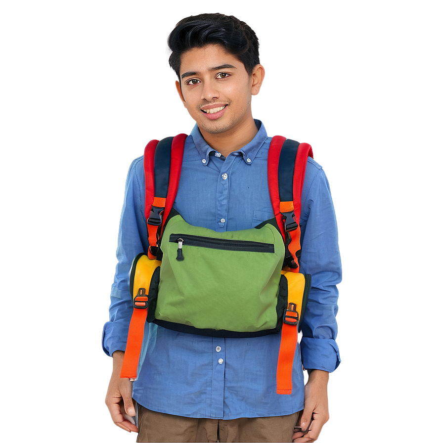 Student With Backpack Png Auo