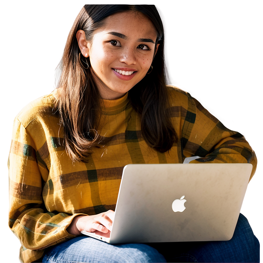 Student With Laptop Png 06122024