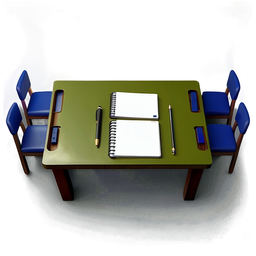 Study Table Top View Png 40