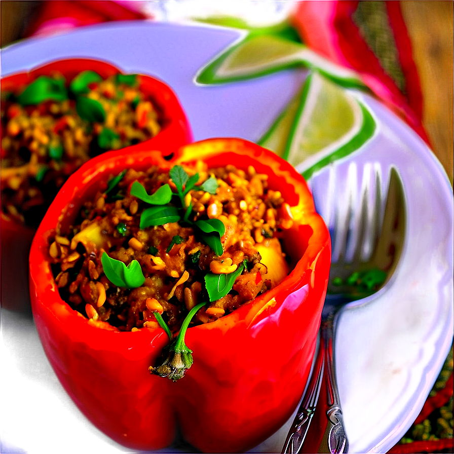 Stuffed Bell Peppers With Curry Png Gkd