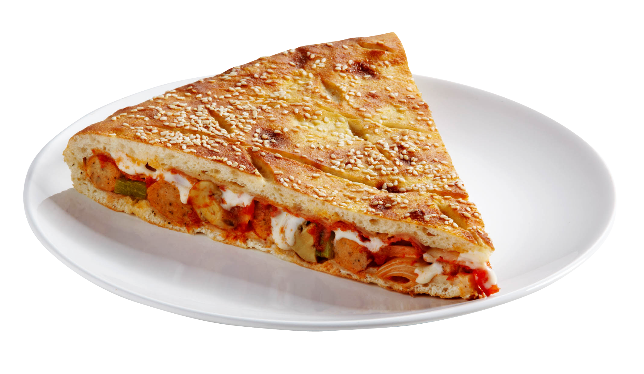 Stuffed Crust Pizza Slice