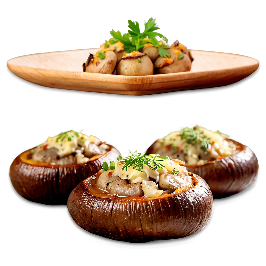 Stuffed Mushrooms Png Fgm