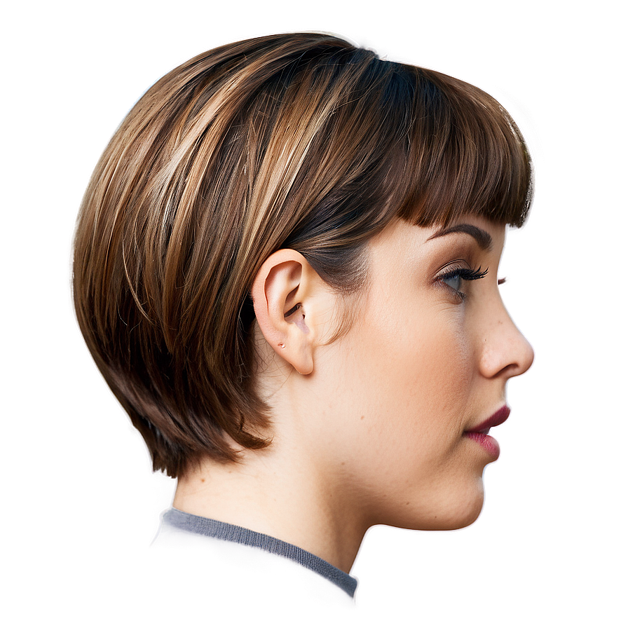 Stunning Short Hairstyle Png 88