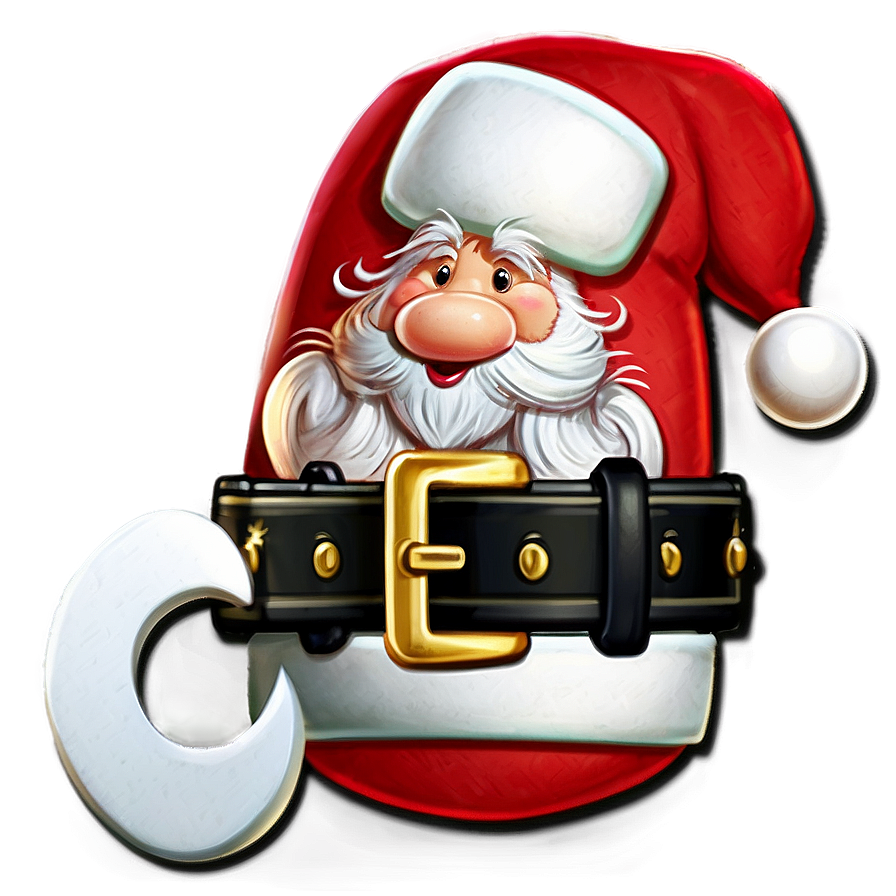 Sturdy Santa Claus Belt Png 06282024