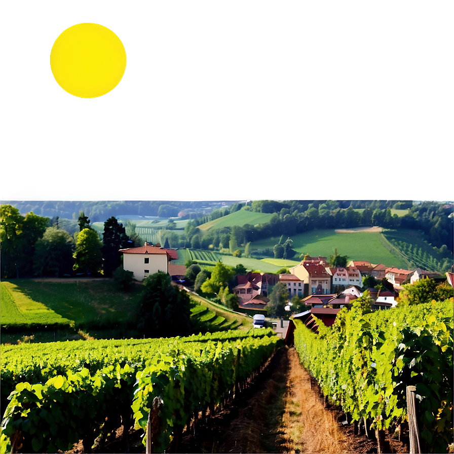 Stuttgart Vineyards Landscape Png 61