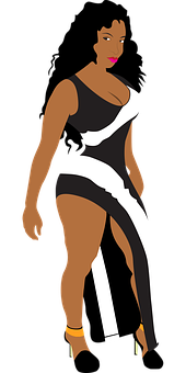 Stylish Animated Female Figure