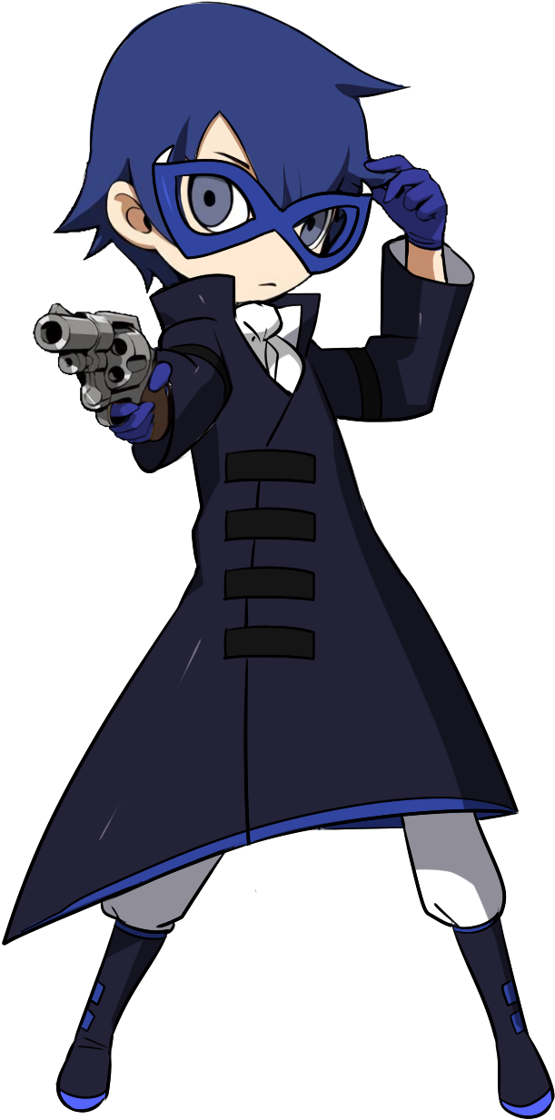 Stylish Anime Thief With Gun