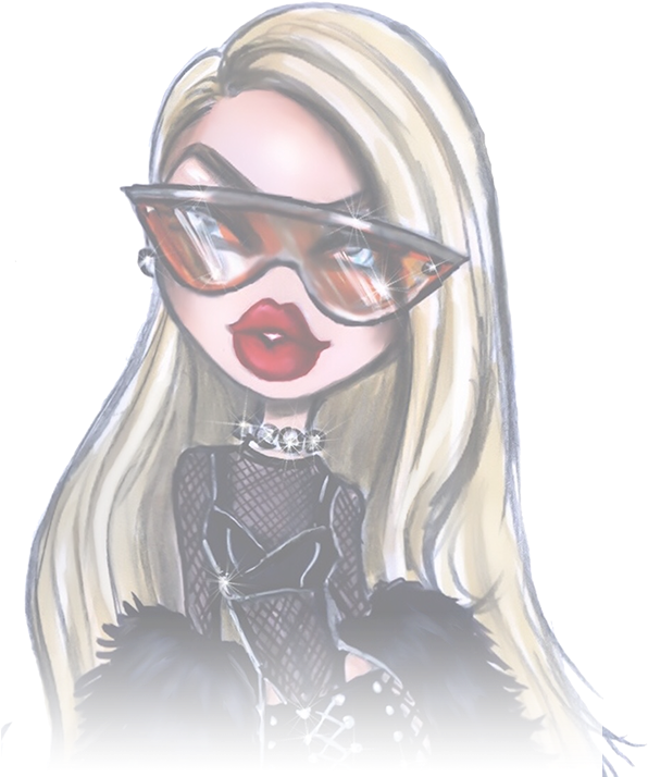 Stylish Bratz Doll Illustration