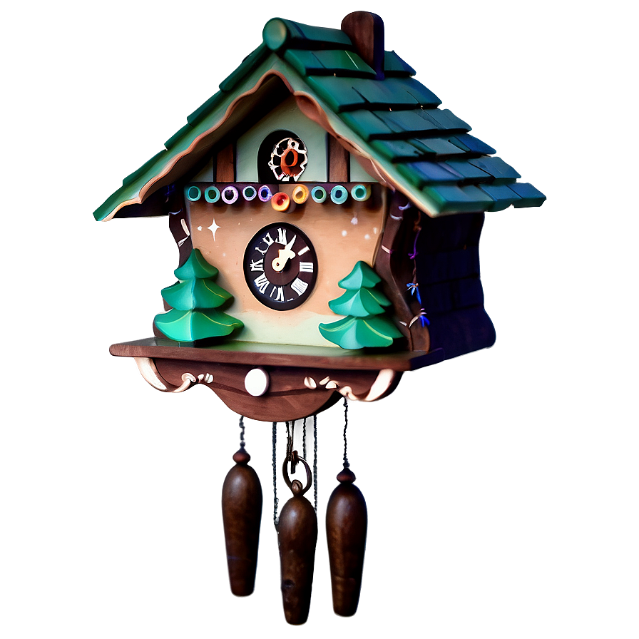 Stylish Cuckoo Clock Png 04292024