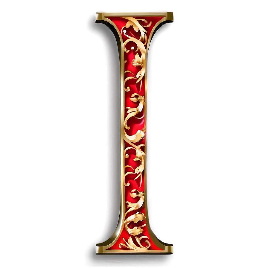 Stylish Letter I Image Png 60