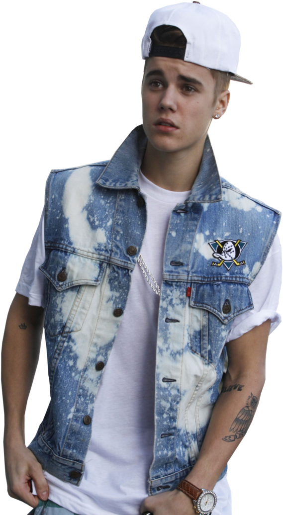 Stylish Manin Denim Vest