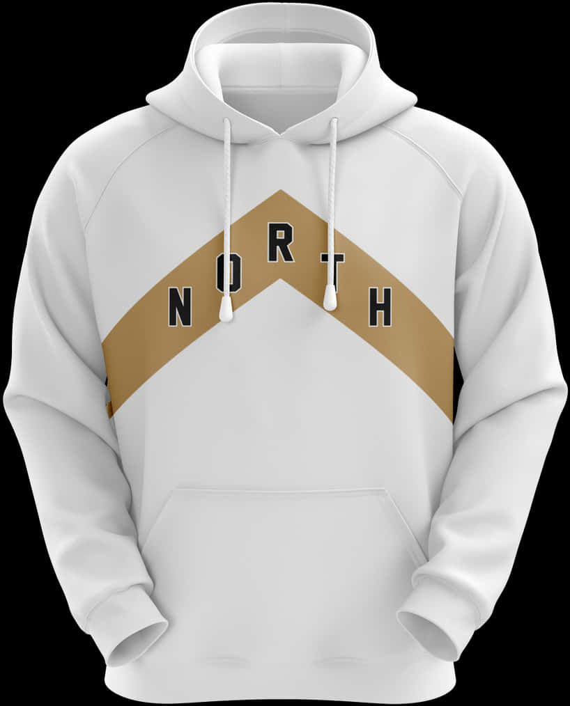 Stylish North Branded Hoodie Mockup