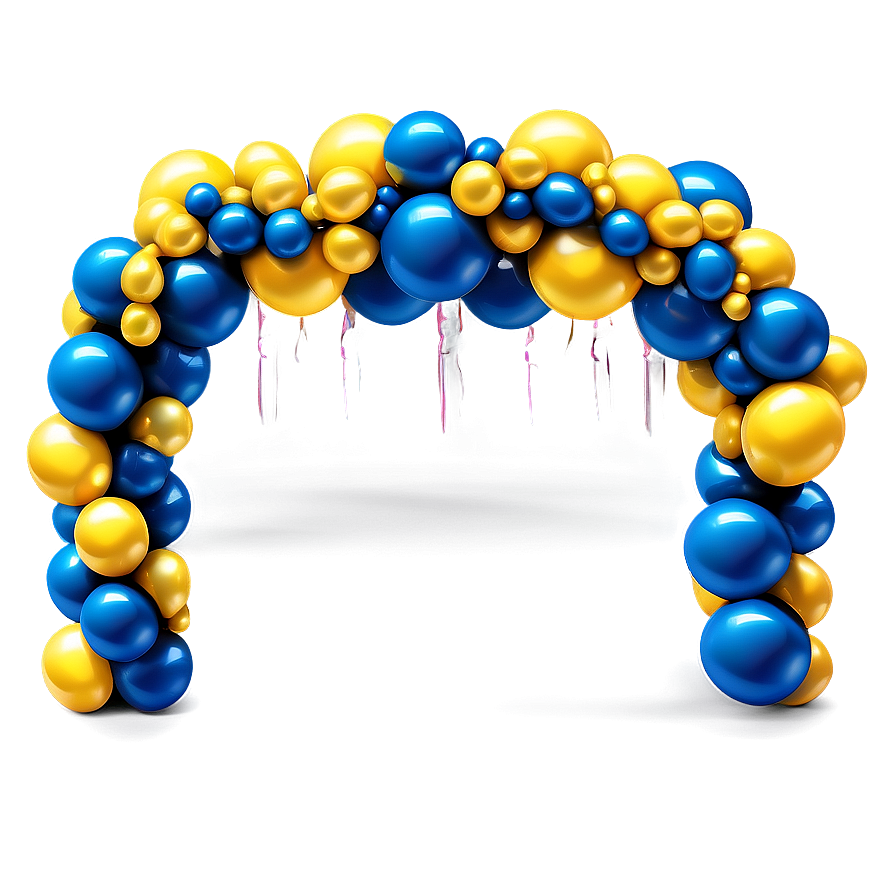 Stylish Prom Night Balloon Arch Png Ykt