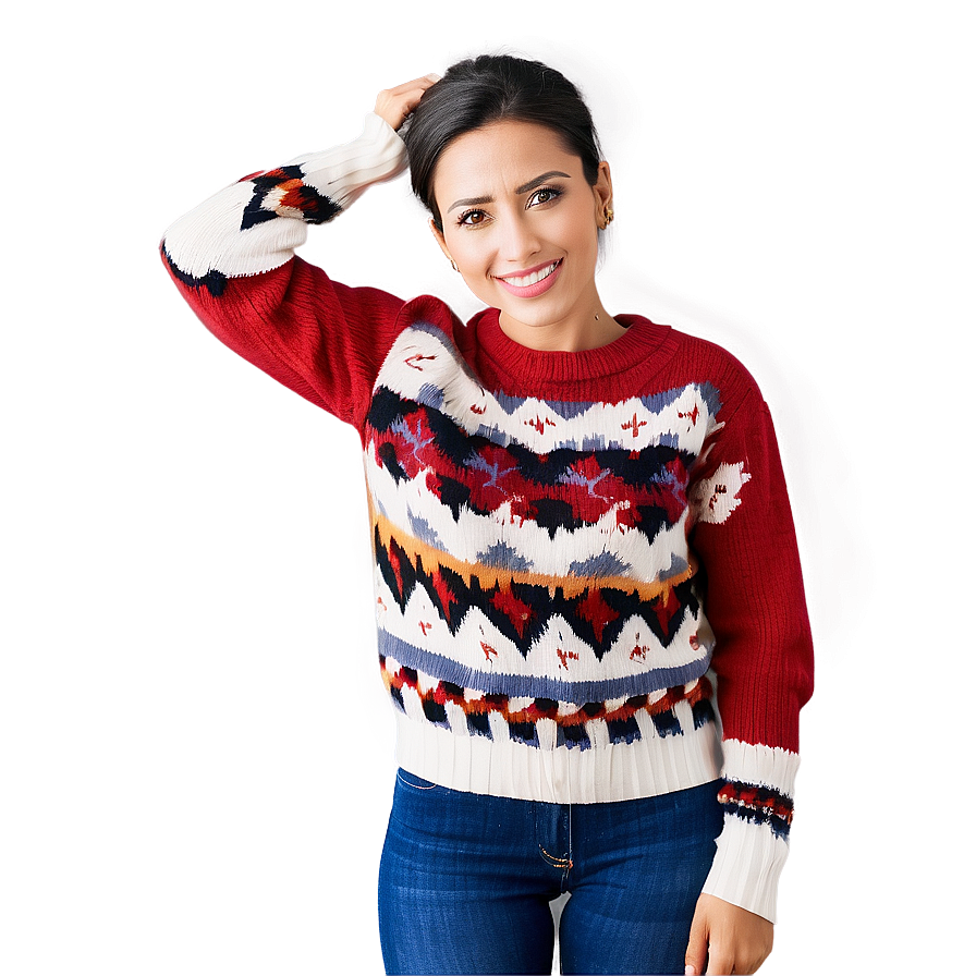 Stylish Red Sweater Png Iiq12