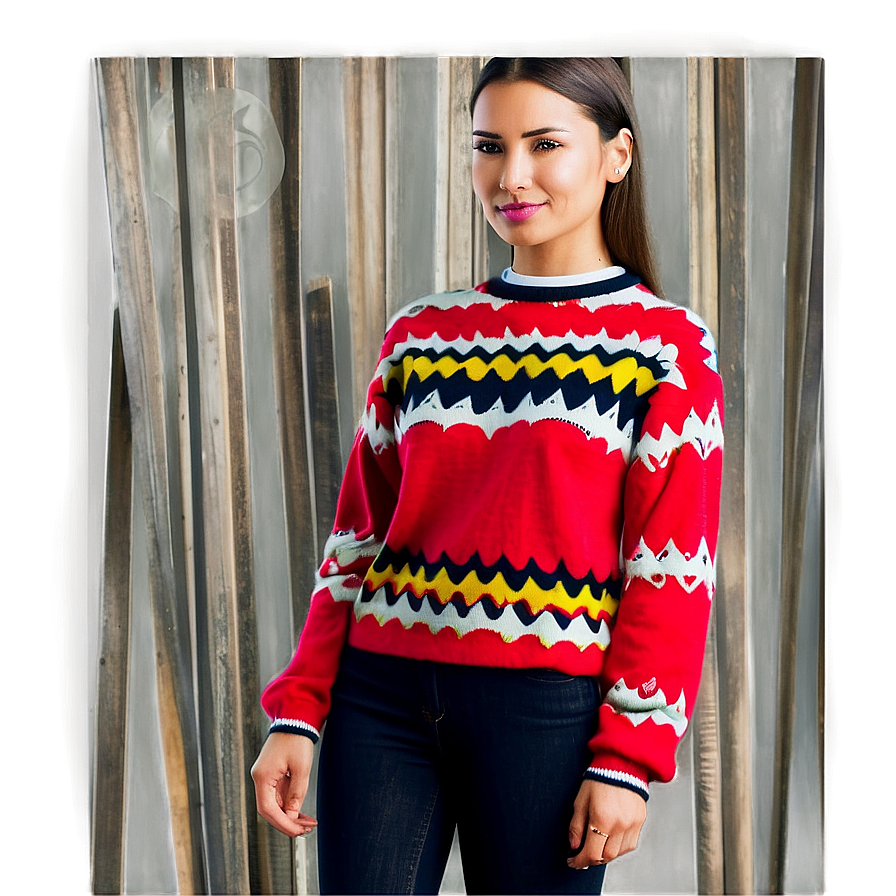 Stylish Red Sweater Png Ynq