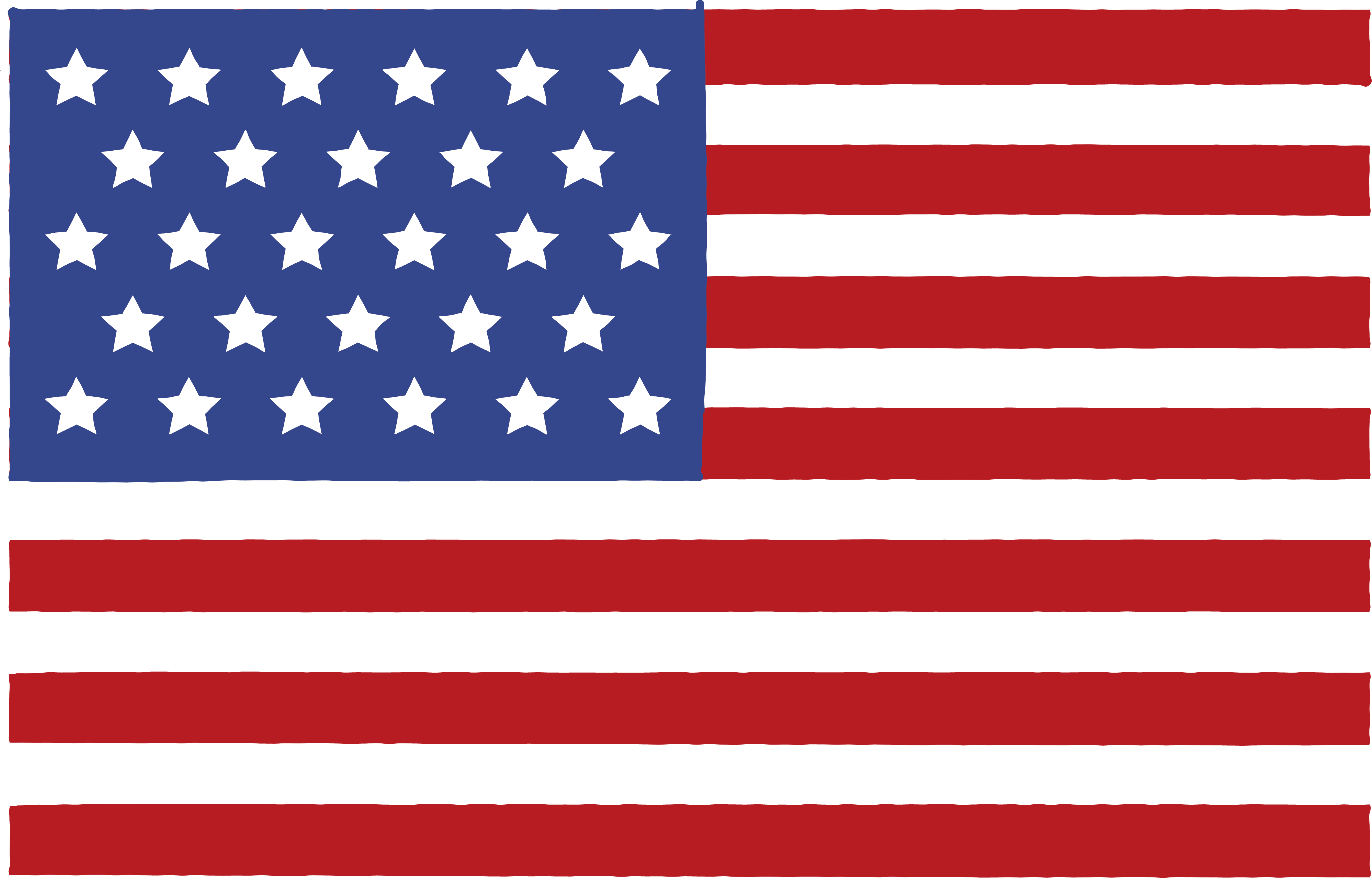 Stylized American Flag Graphic