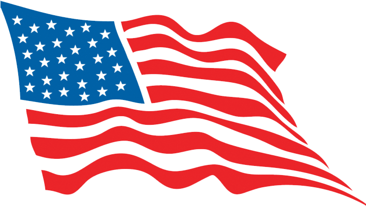 Stylized American Flag Illustration