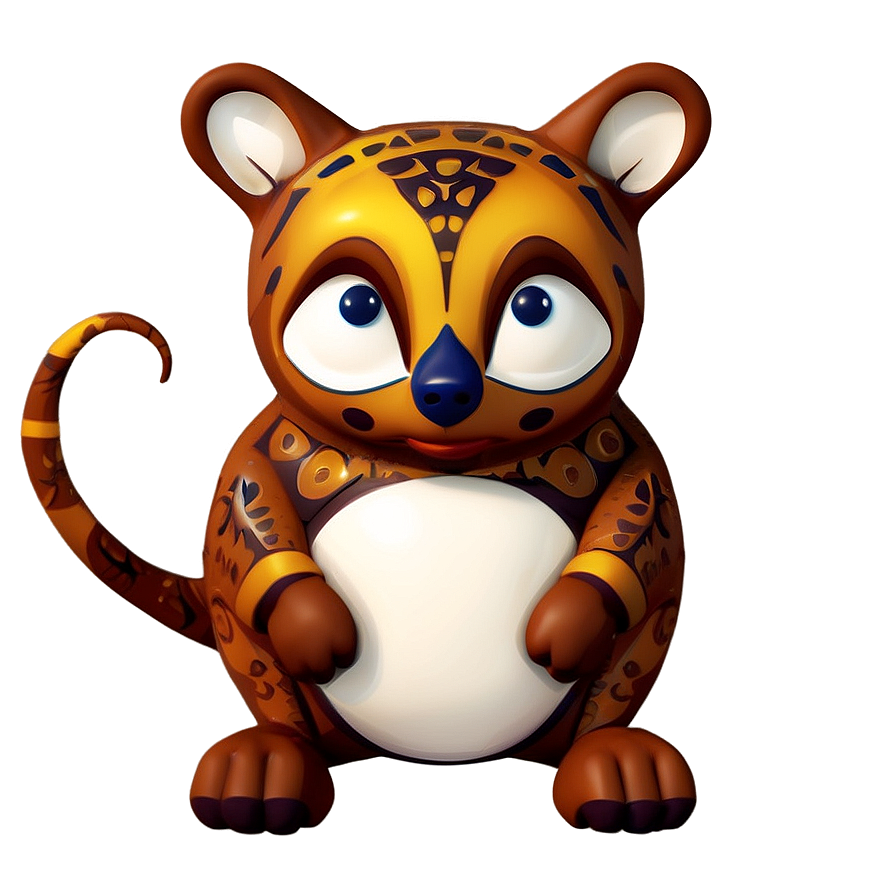 Stylized Animal Figure Png 06242024