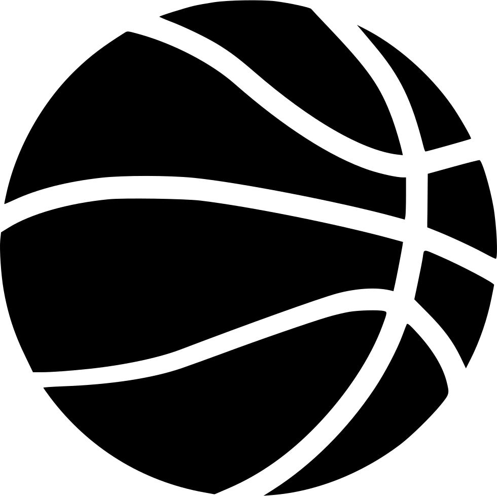 Stylized Basketball Clipart