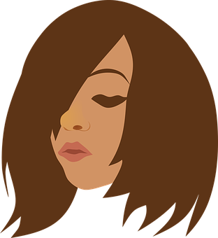 Stylized Beauty Profile Illustration