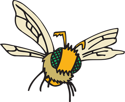 Stylized Bee Illustration