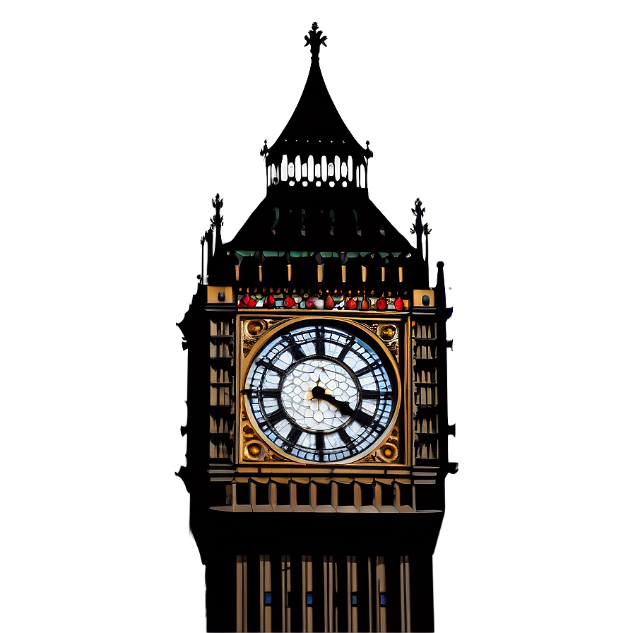 Stylized Big Ben Art Png Yny