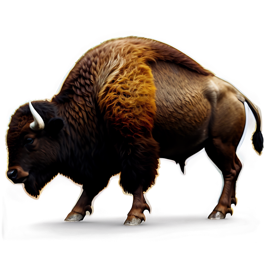 Stylized Bison Icon Png Iaw30