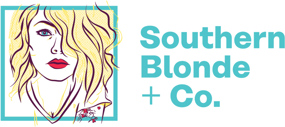 Stylized Blonde Illustration Logo