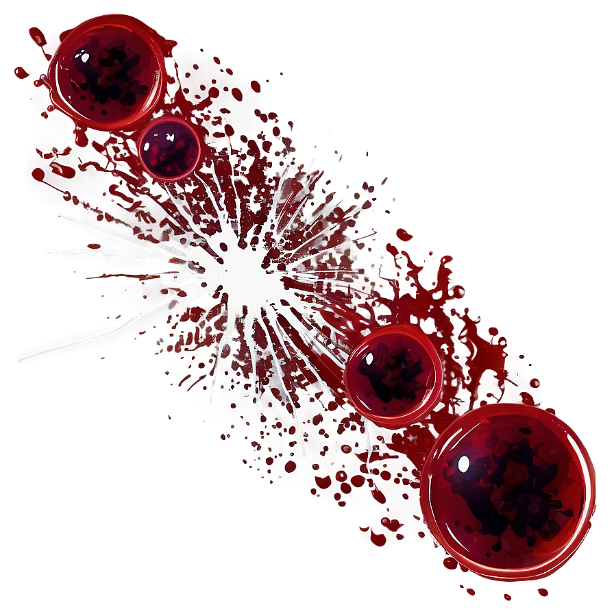 Stylized Blood Spatter Png 06122024