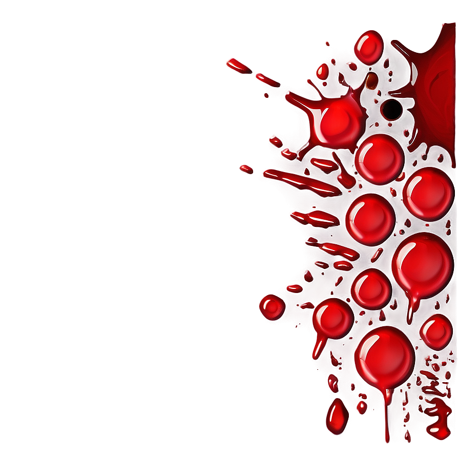 Stylized Blood Spatter Png Hyg