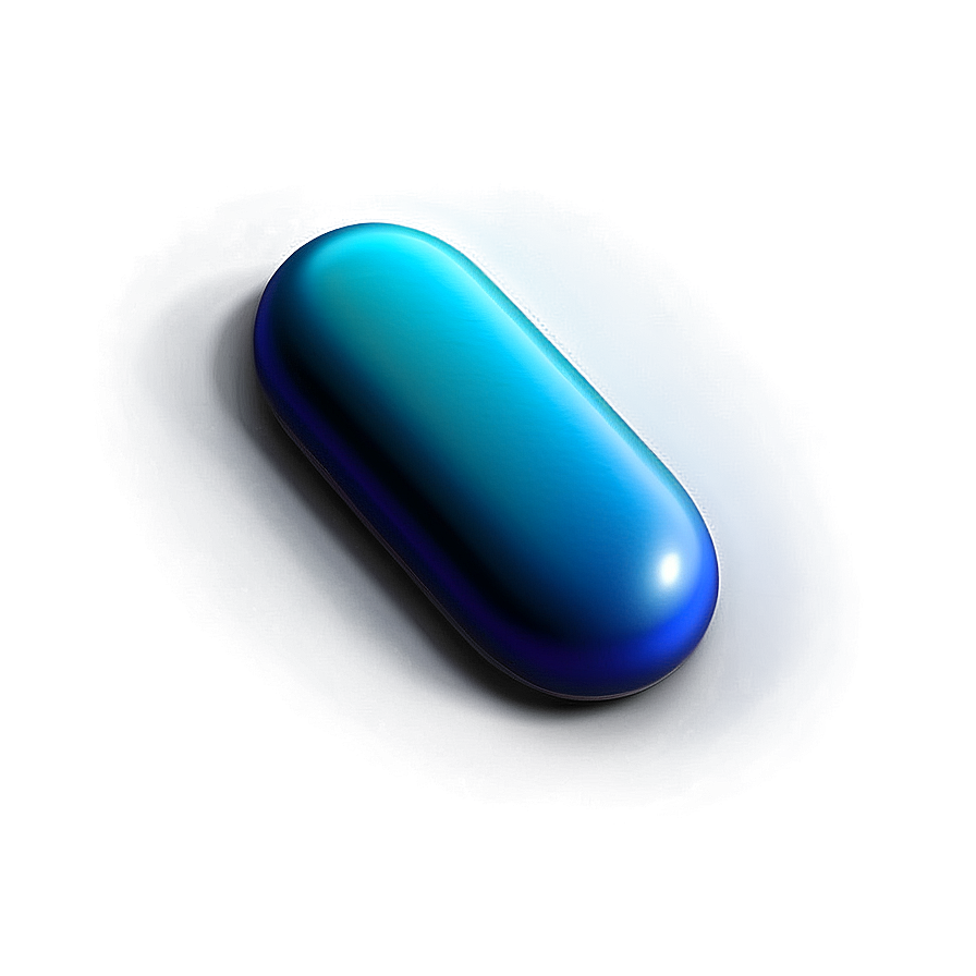 Stylized Blue Pill Png Xue