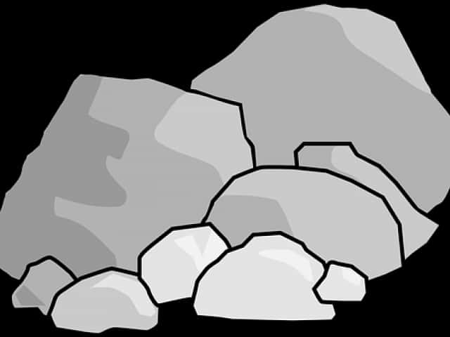 Stylized Boulder Illustration