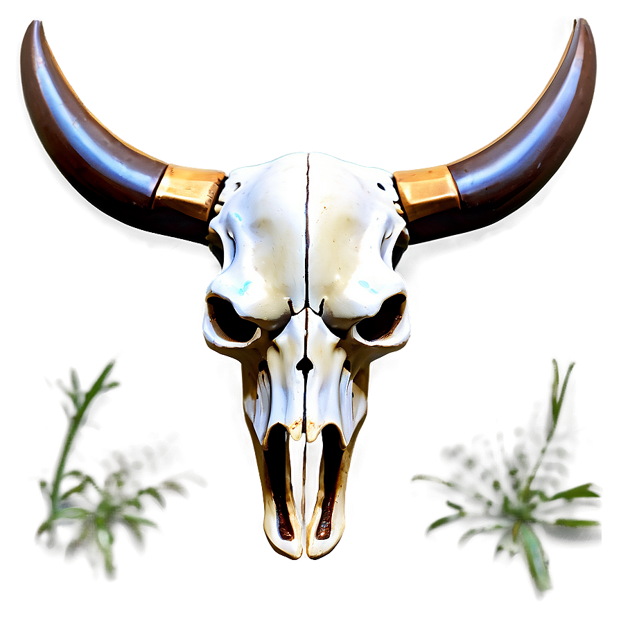 Stylized Bull Skull Png 06122024